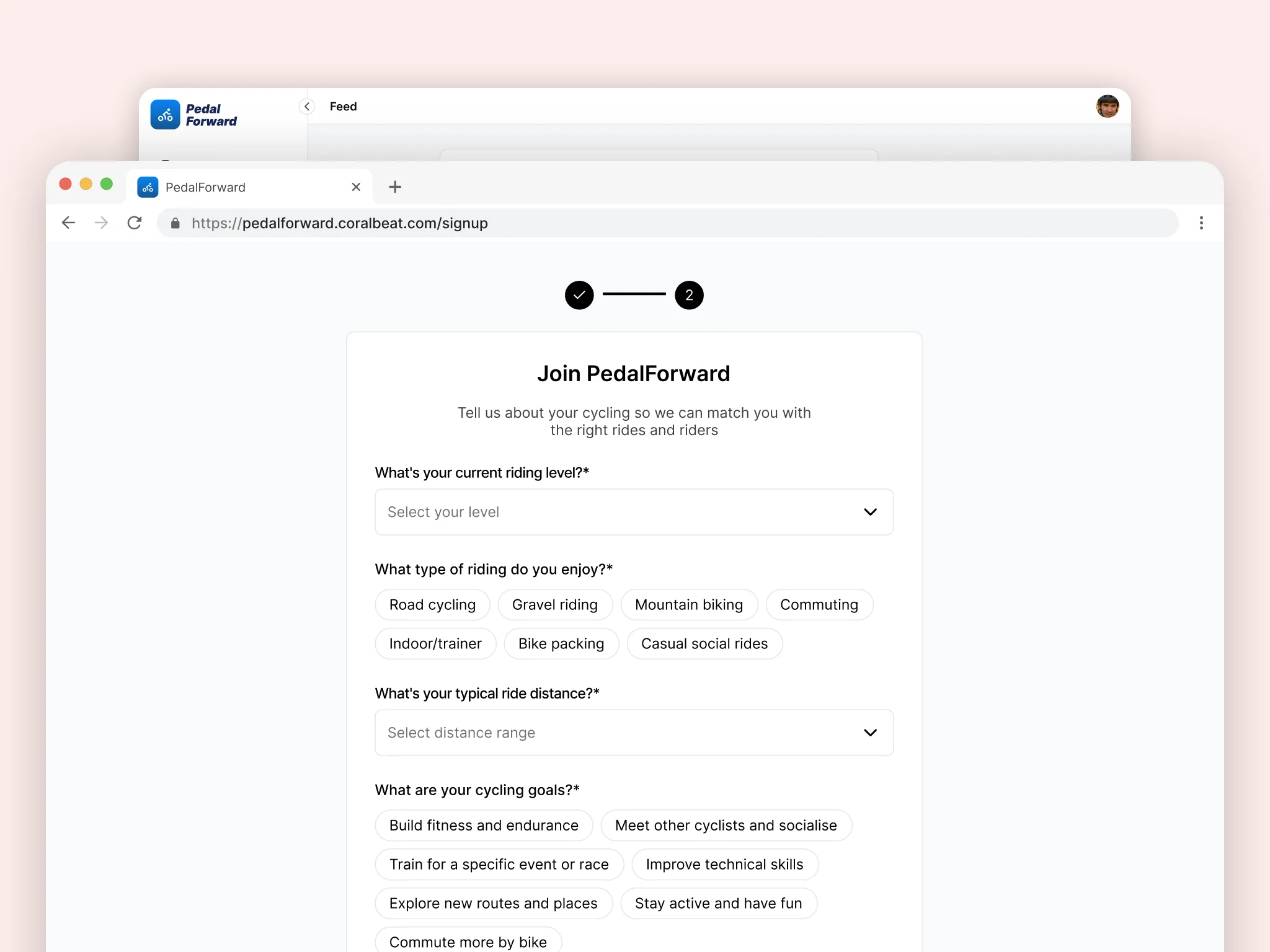 A published signup form live for new customers or members